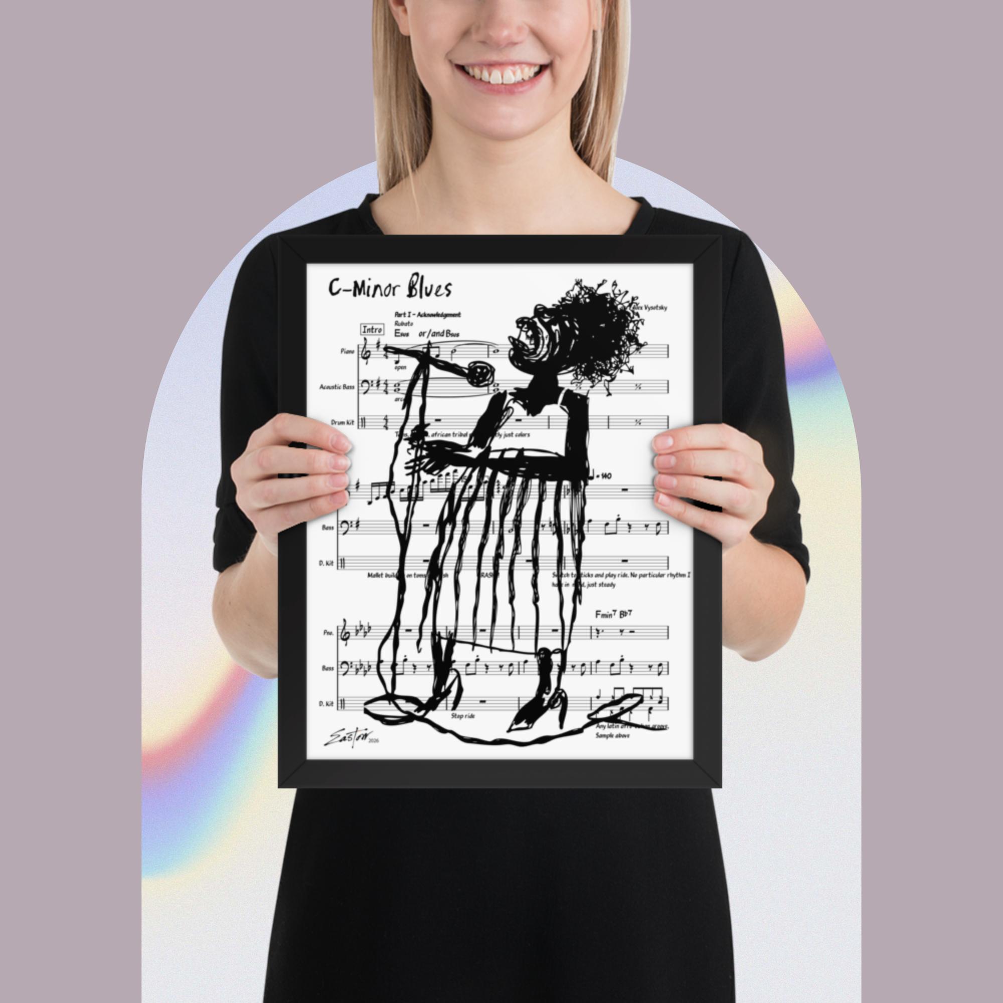 The Blues Singer Framed Poster - Image 12