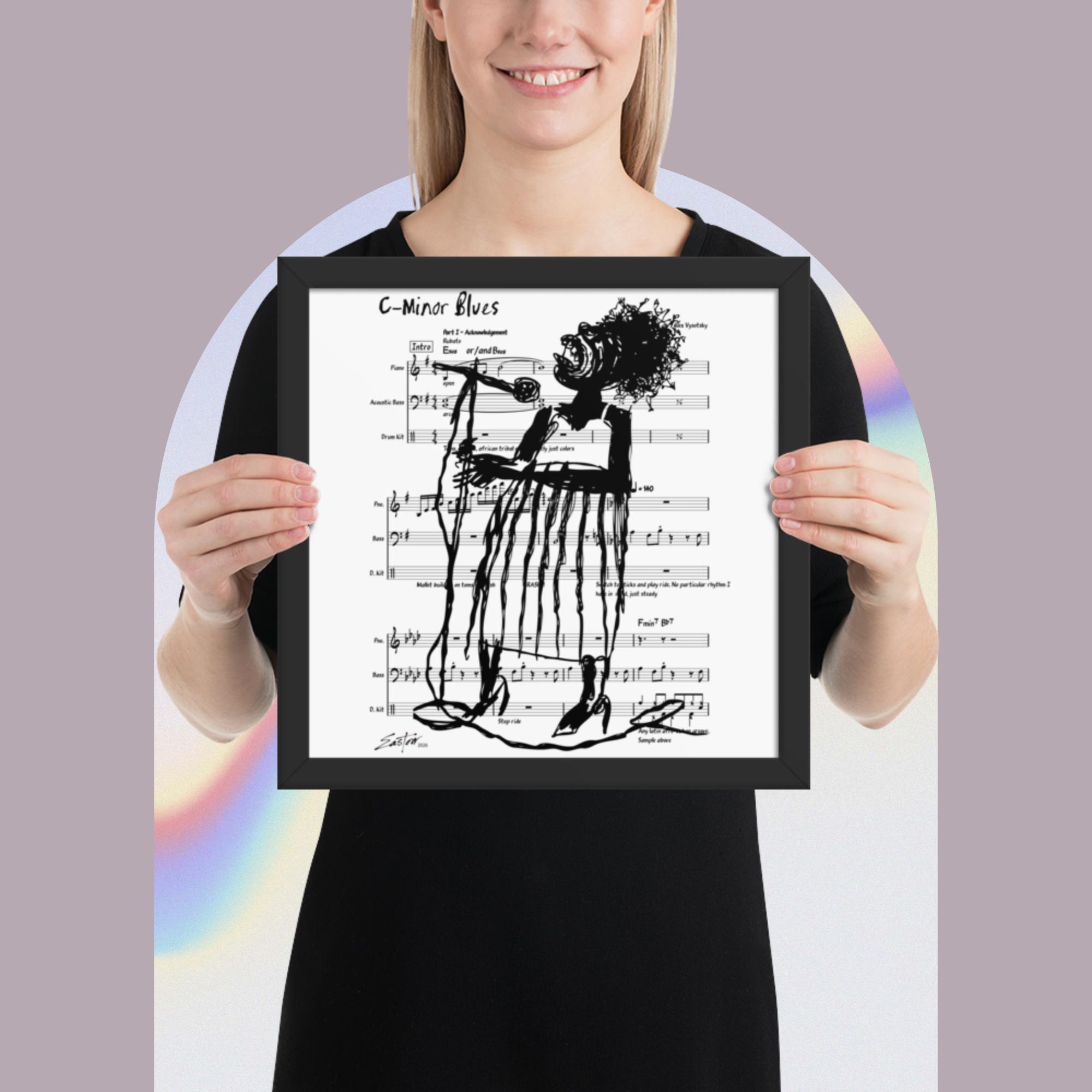 The Blues Singer Framed Poster - Image 8