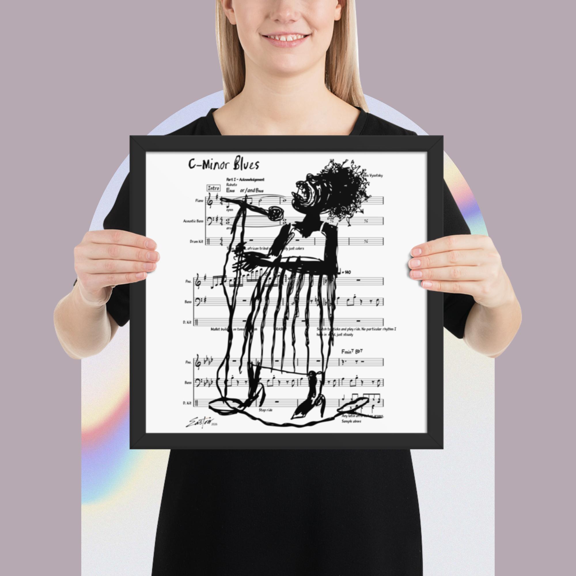 The Blues Singer Framed Poster - Image 9