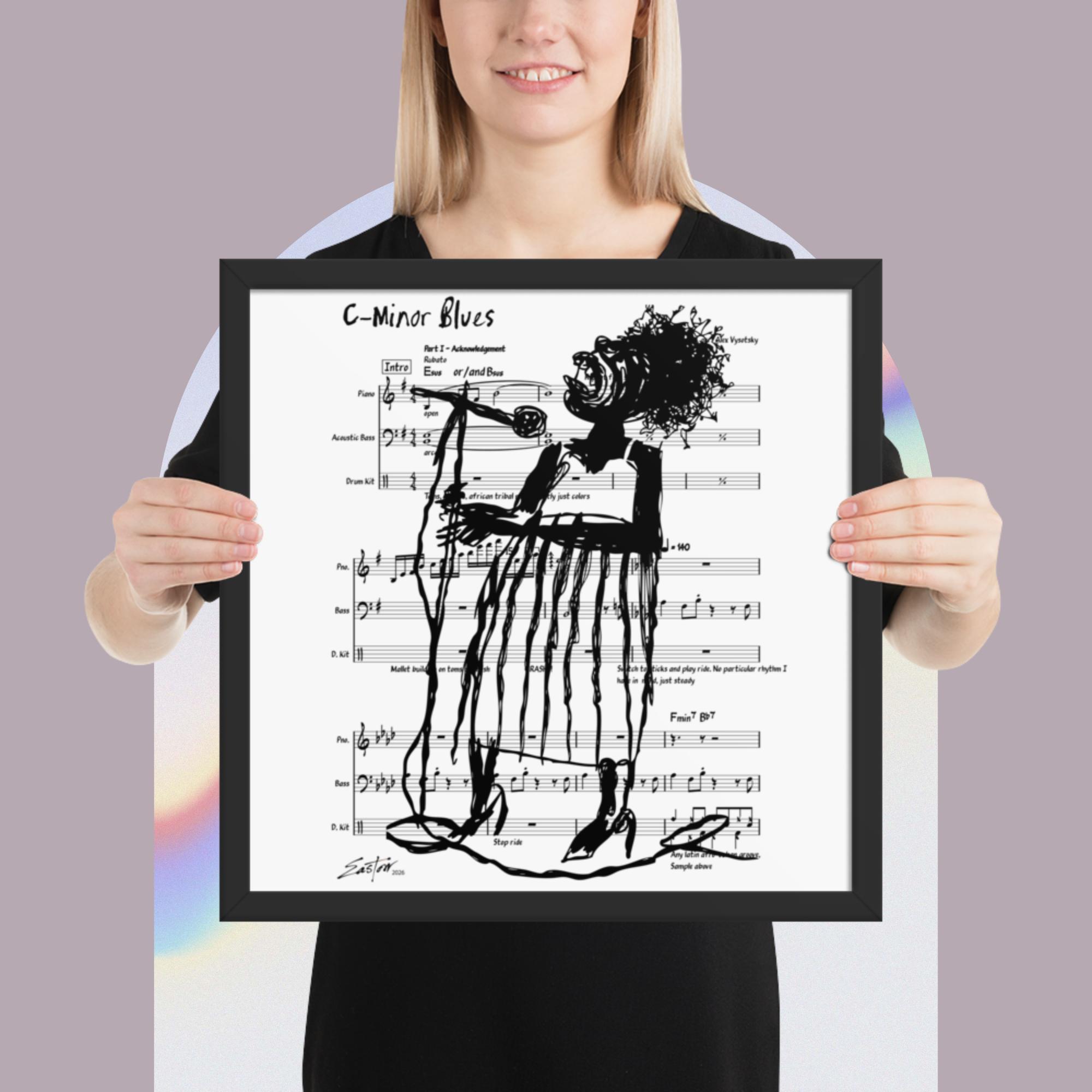 The Blues Singer Framed Poster - Image 10