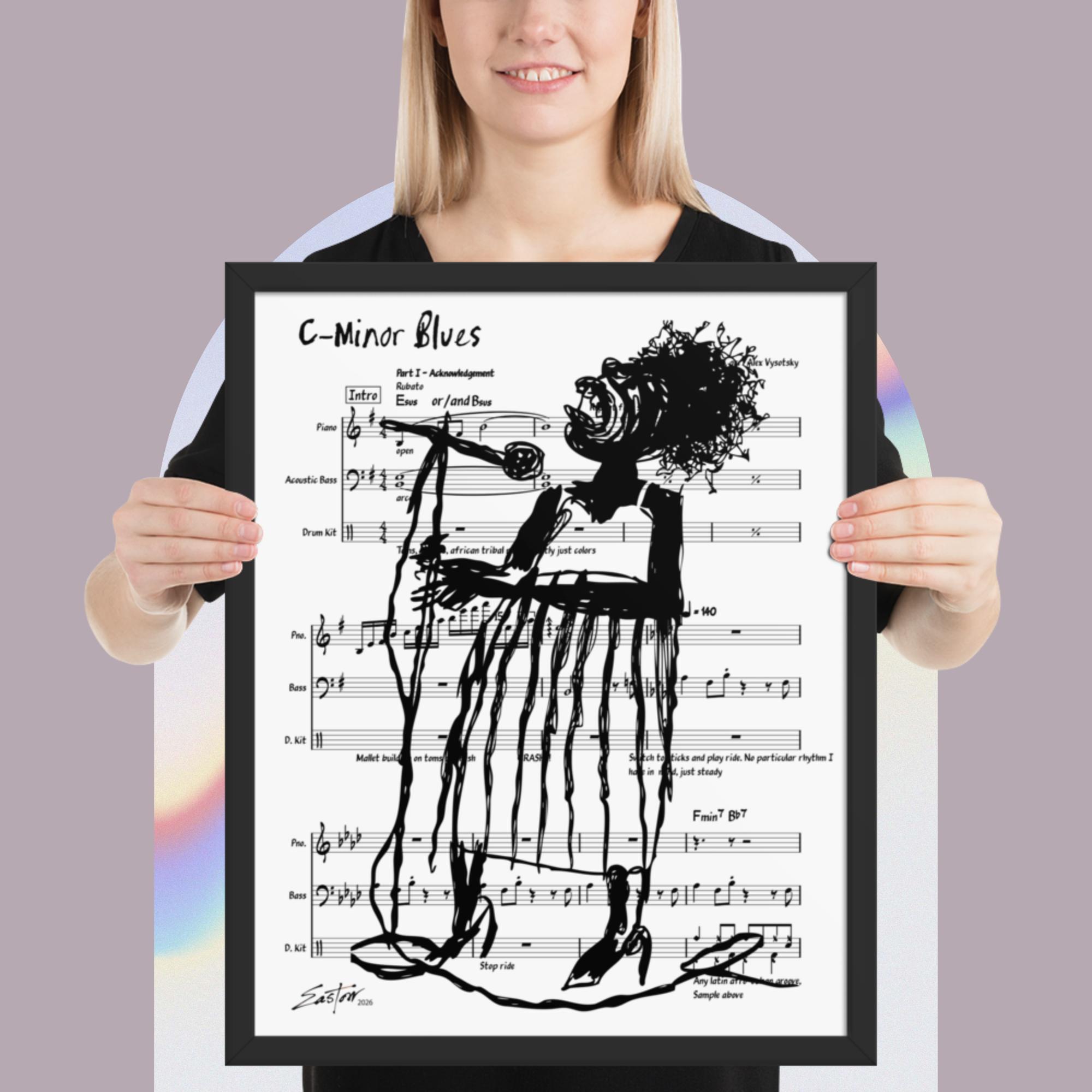 The Blues Singer Framed Poster - Image 5