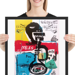 Easton Davy Miles Davis Mood | Original Mixed Media Watercolor Art Print