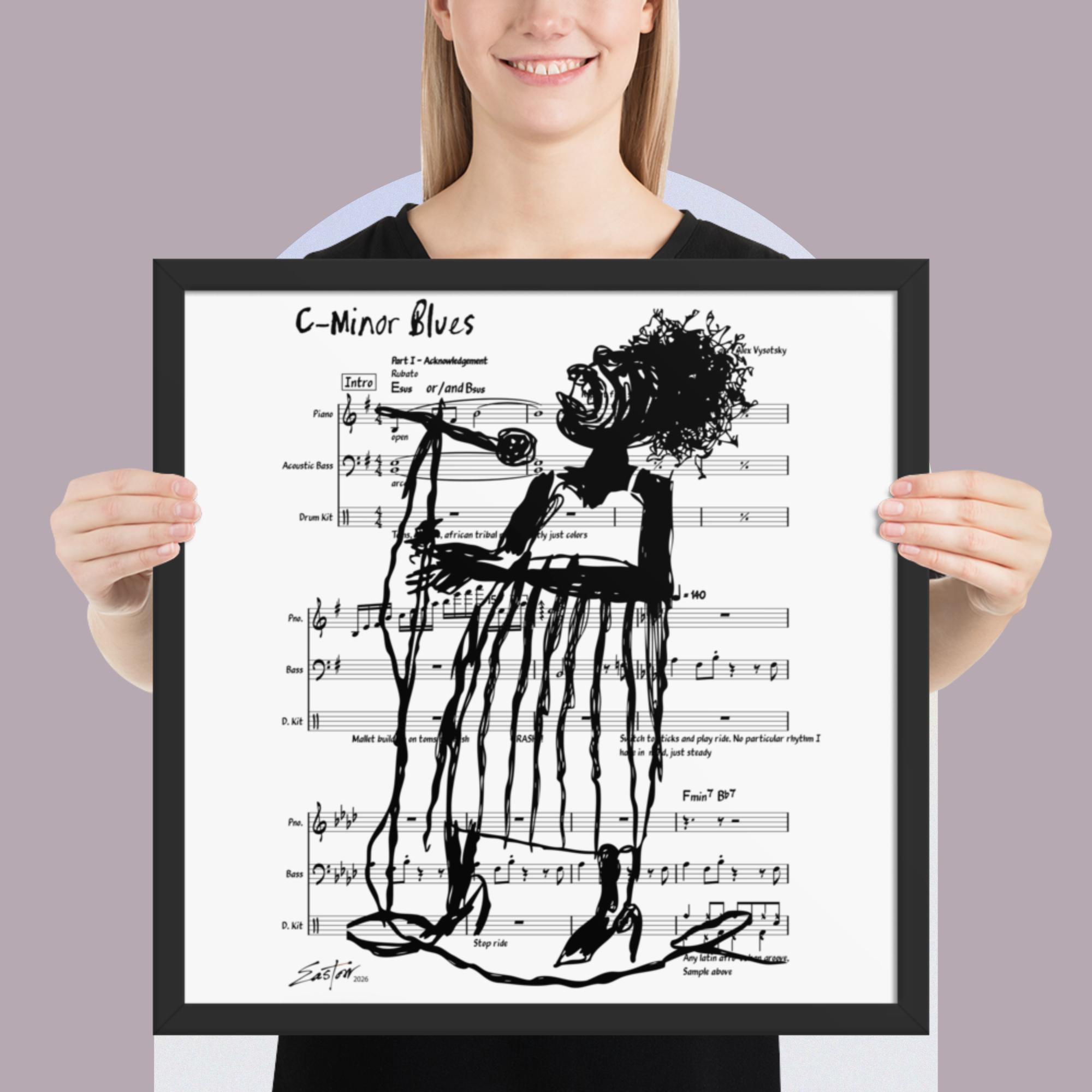 The Blues Singer Framed Poster - Image 11