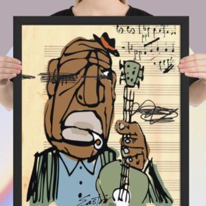 Muddy Waters Framed Poster