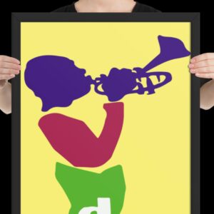 Dizzy Gillespie Framed Poster