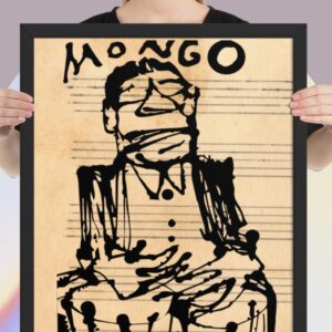 Easton Davy Mongo Santamaria | Original Mixed Media Watercolor Art Print