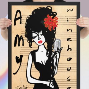 Amy Winehouse Framed Poster