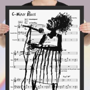The Blues Singer Framed Poster