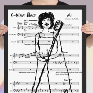Blues Singer #2 Framed Poster