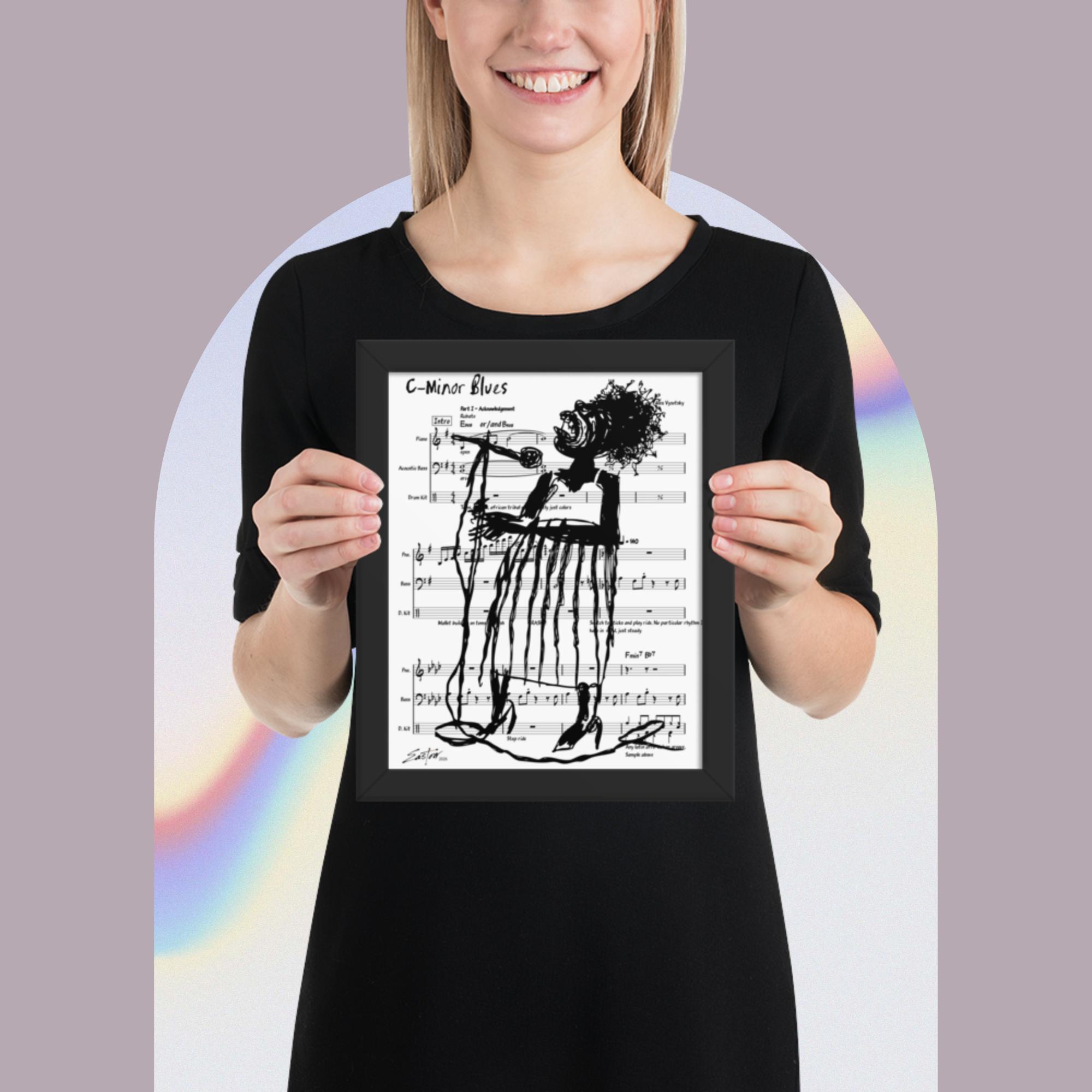 The Blues Singer Framed Poster - Image 6
