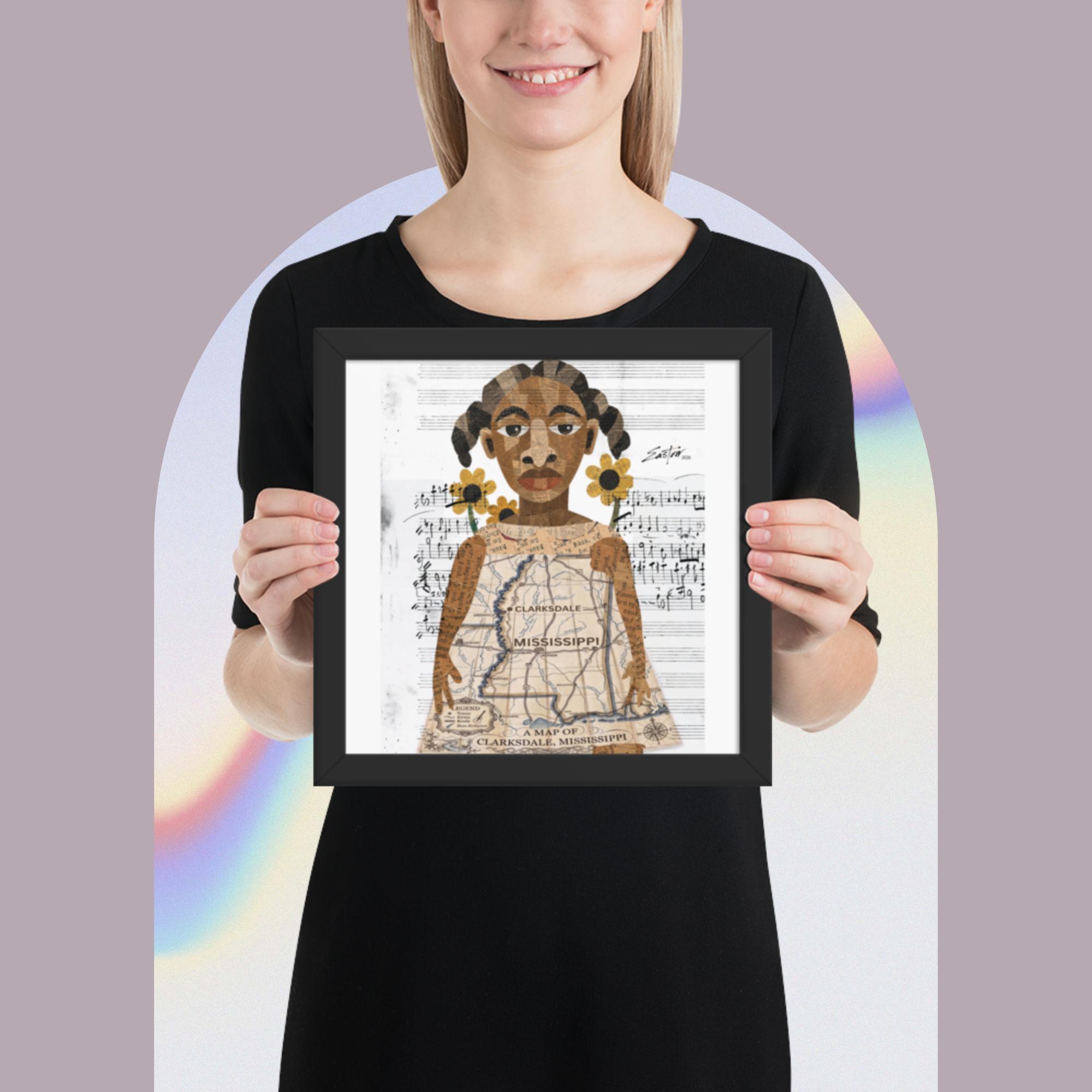 Mississippi Delta Blues Child Framed Poster - Image 7