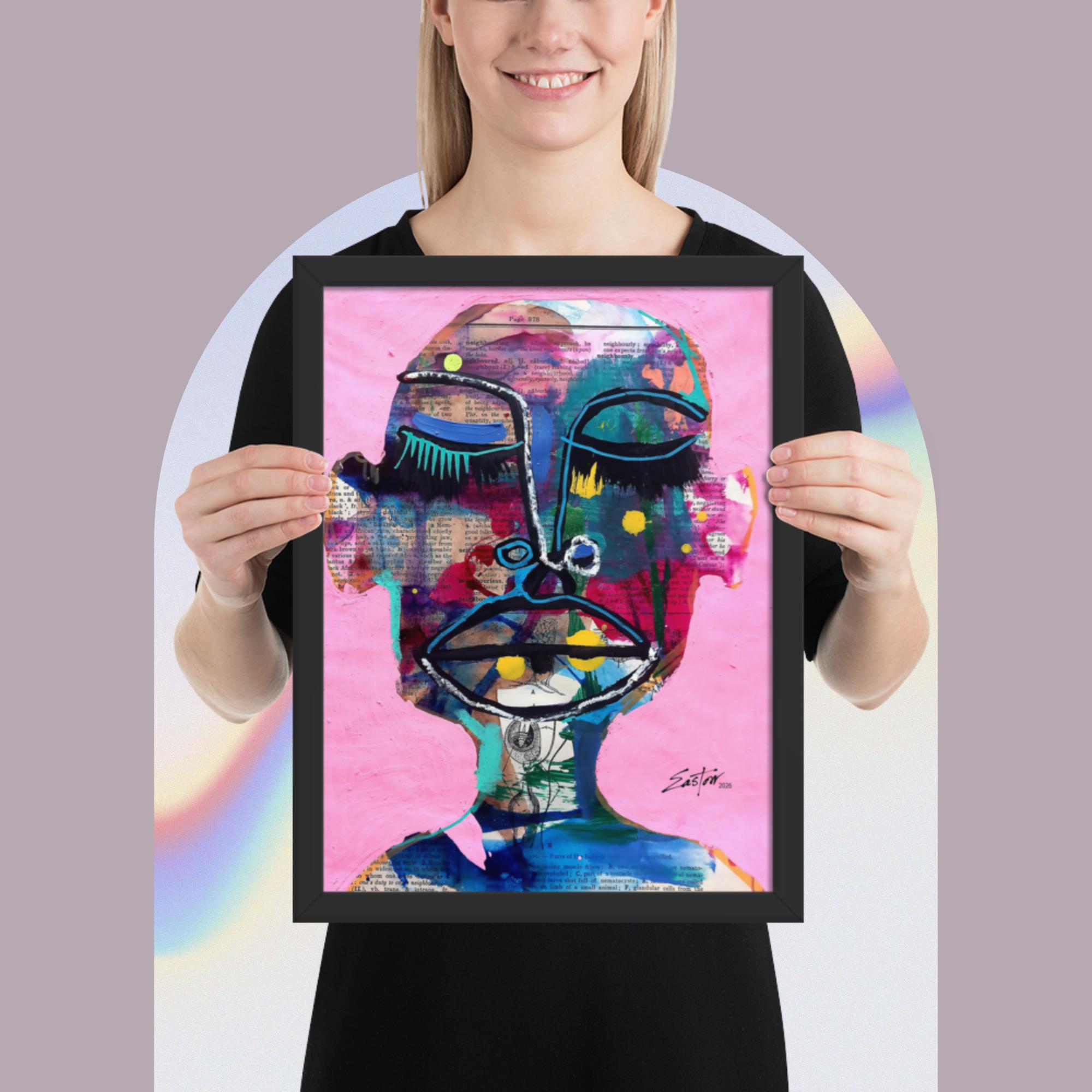 "Pinky" Framed Poster - Image 3
