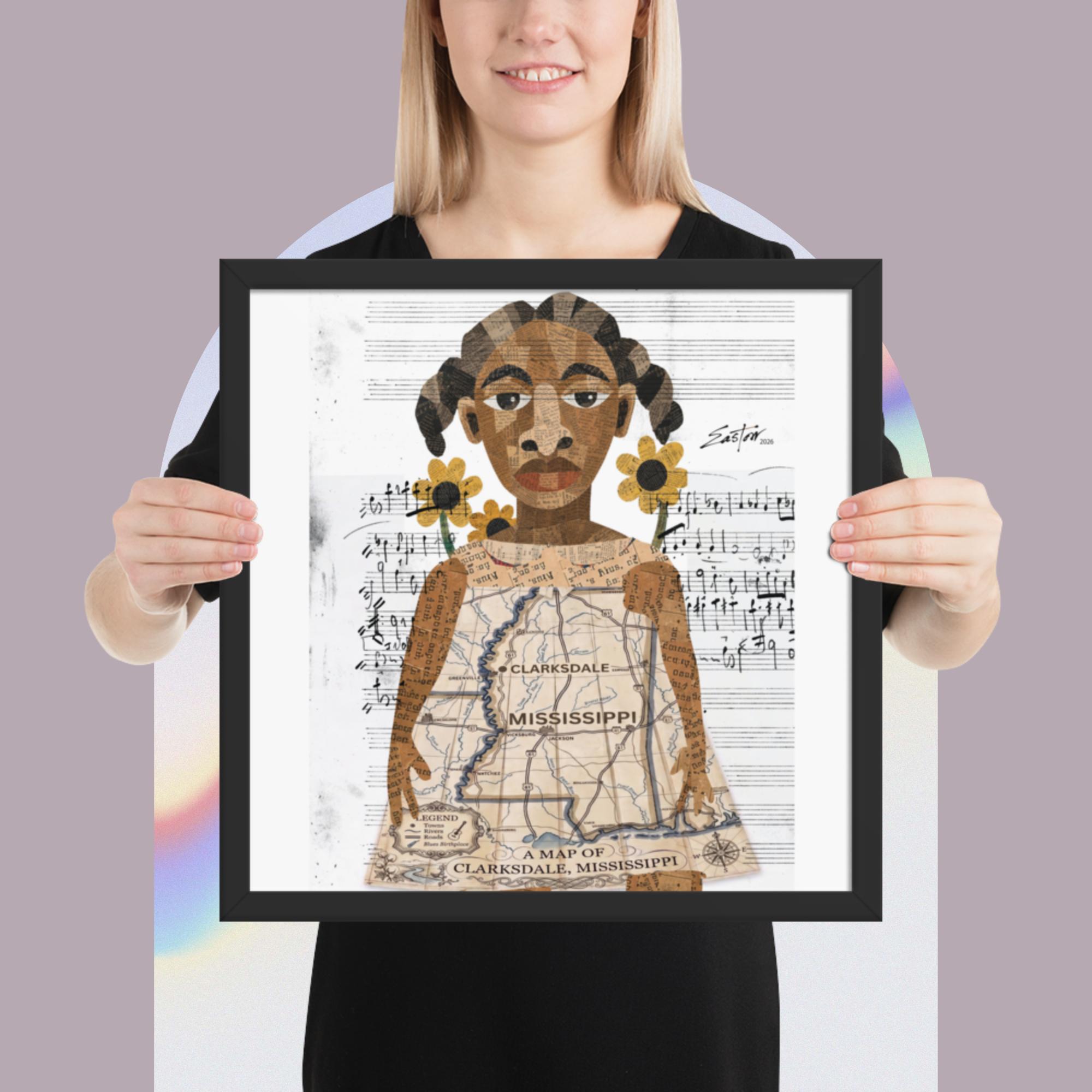 Mississippi Delta Blues Child Framed Poster - Image 10
