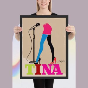 Tina's Hot  Legs #1 Framed Poster