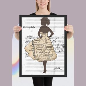 Mapping The Delta Blues #2 Framed Poster