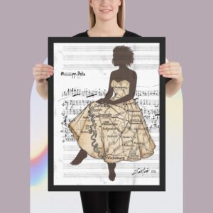 Mapping The Delta Blues #3 Framed Poster