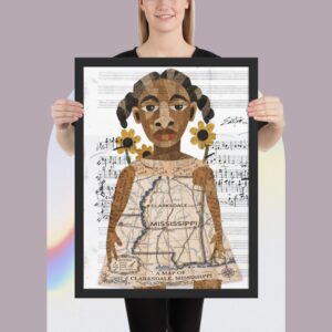 Mississippi Delta Blues Child Framed Poster