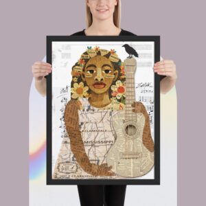 Blues With Crows Framed Poster