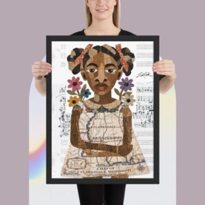 Mississippi Delta Child Framed Poster