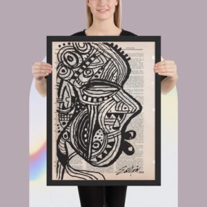 Going Back To Africa Framed Poster