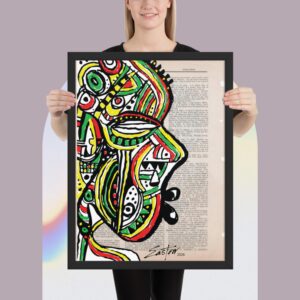I Went Back To Africa Framed Poster