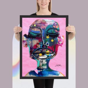 "Pinky" Framed Poster