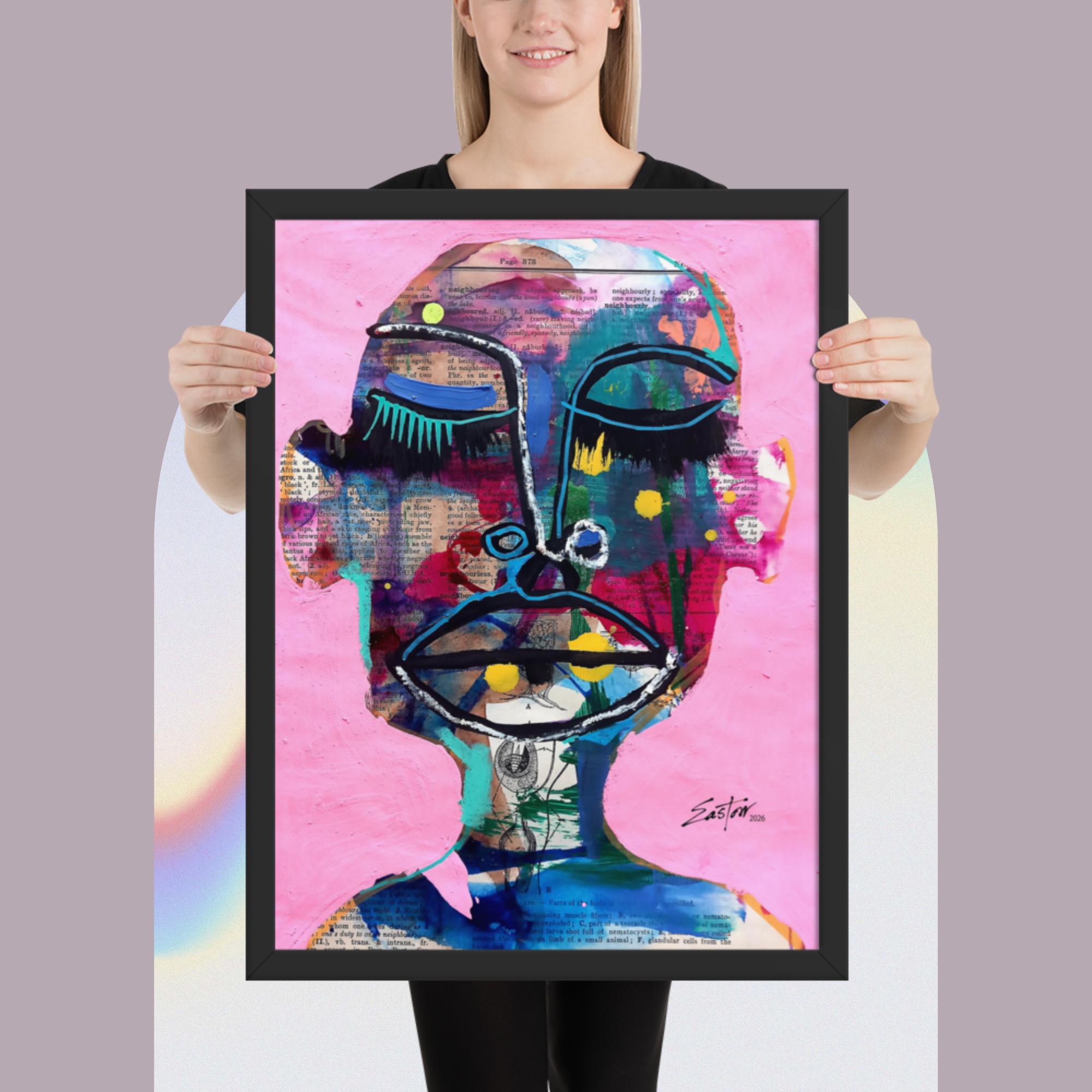 "Pinky" Framed Poster