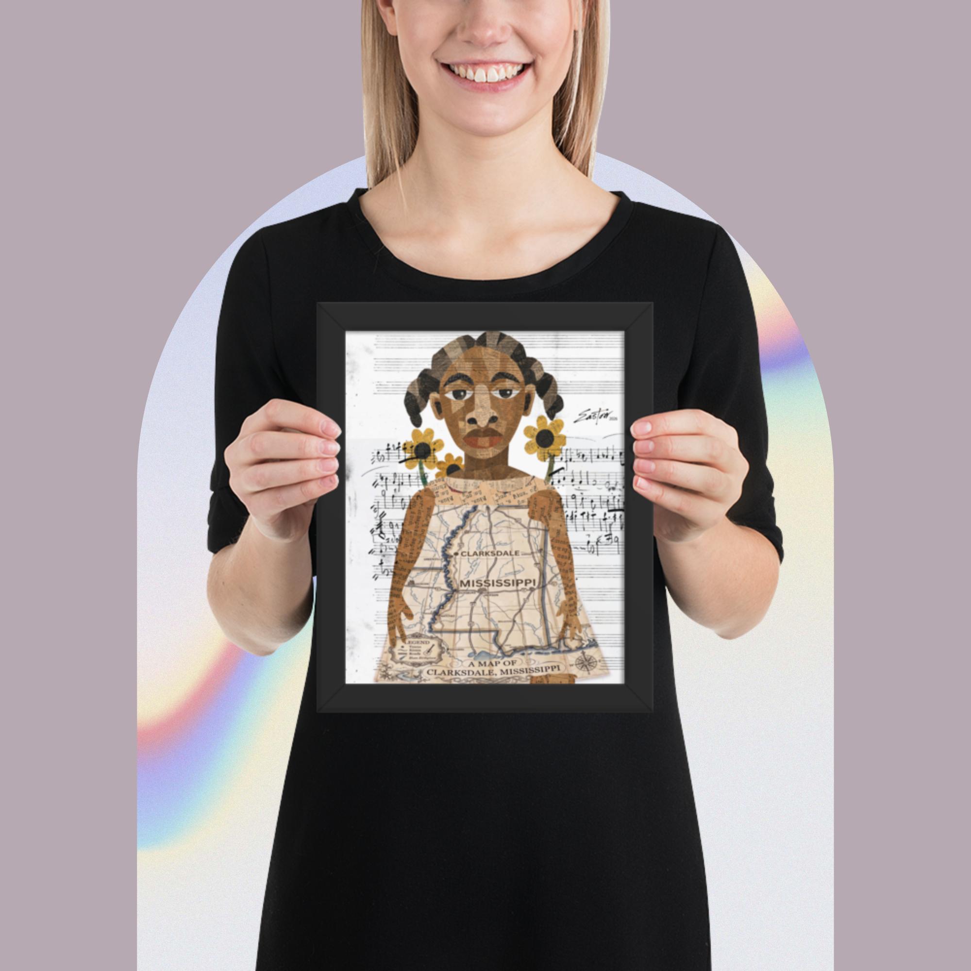 Mississippi Delta Blues Child Framed Poster - Image 6